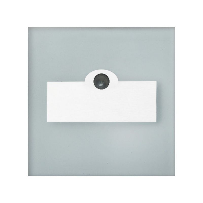 Oprawa oświetleniowa schodowa Eko-Light Lumi biała LED 0.6W 3000K 13lm czujnik ruchu IP20 wym: 7,5 x 2,3 cm kwadratowa - 1 szt.