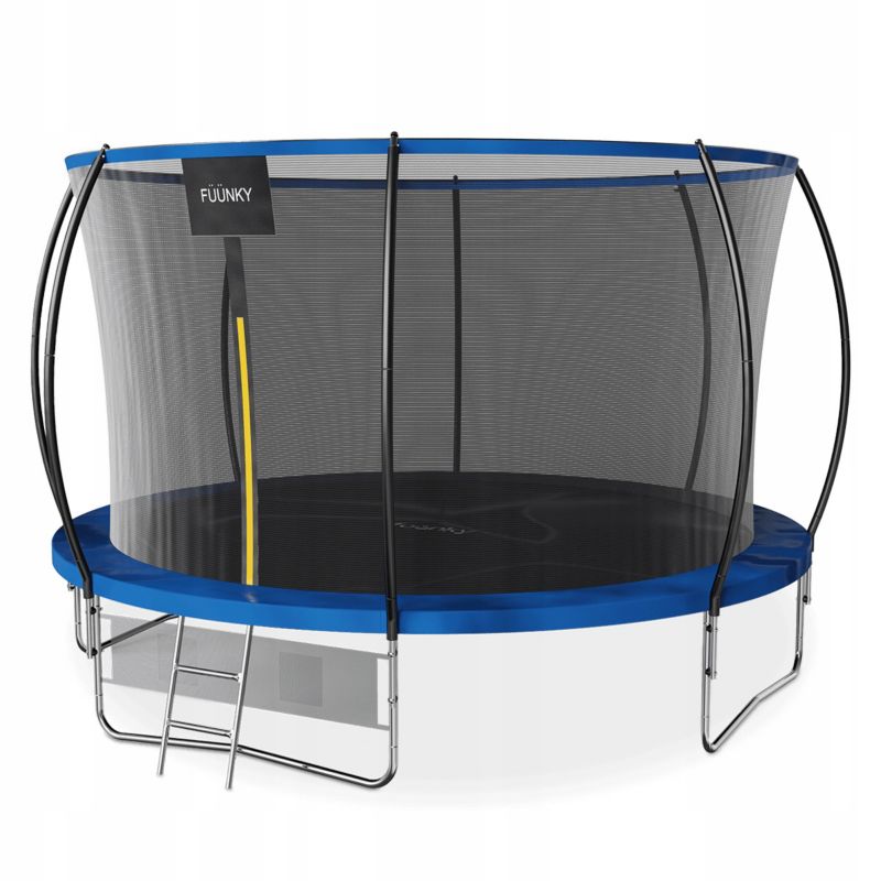 Trampolina Fuunky Ogrodowa dla dzieci 12FT Drabinka z Siatką na Buty 366 cm 1 szt