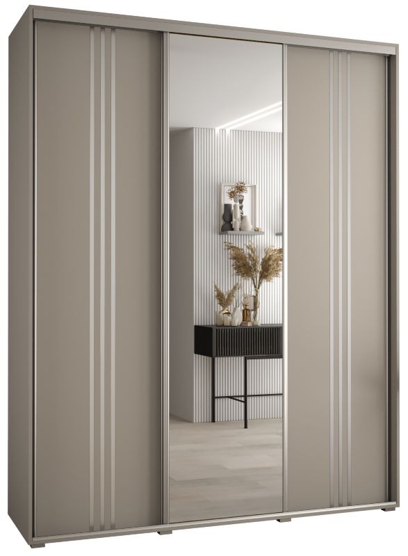 Szafa przesuwna Abiks 60 wysoka Dakota 7 200 kaszmir+kaszmir+srebr 1 szt