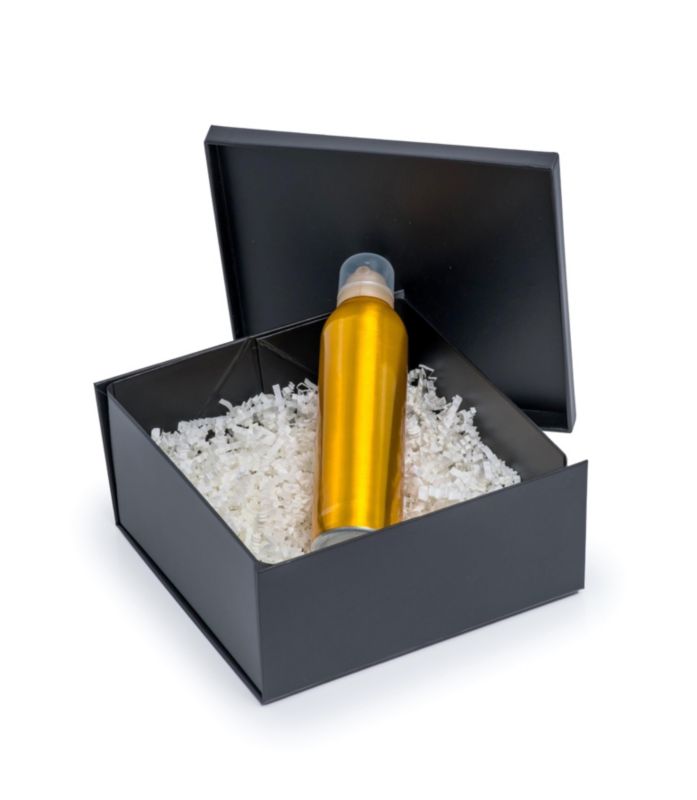 Pudełko Składane Neopak Z Wiekiem Czarne 200x200x90 Pudełko Na Prezent 1 szt.