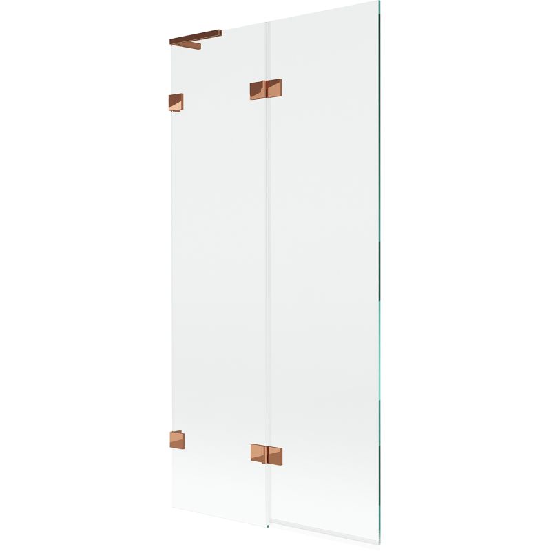 Parawan nawannowy Mexen Lunar L różowe złoto 90x150 cm 2-skrzydłowy - 897L-090-100-60-00-L 1 szt.