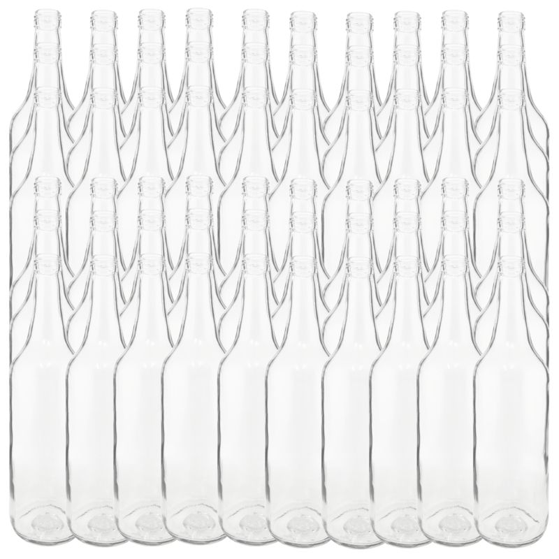 Butelki szklane MODO24 700 ml na soki nalewki syropy i ocet fi 28 bez nakrętek 60 szt.