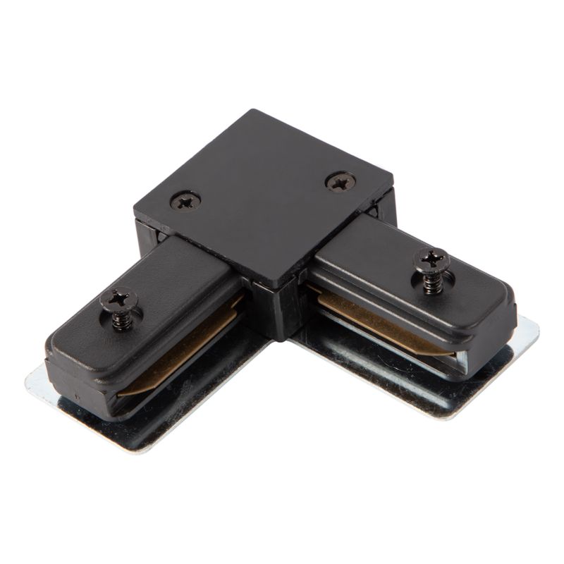 Łącznik L do szyny Milagro Track 1-obwodowy czarny