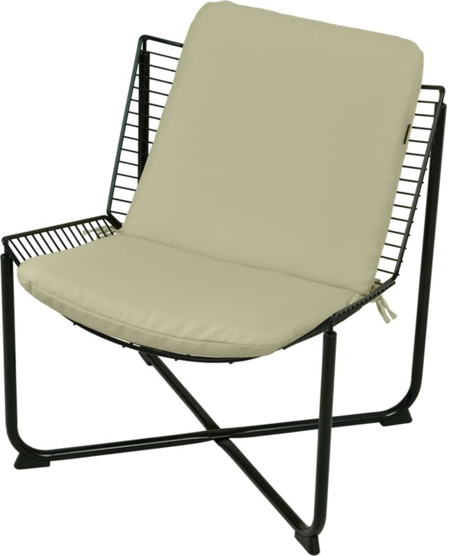 Poduszka na fotel metalowy AMPO IKEA beżowy gładki 1 szt.