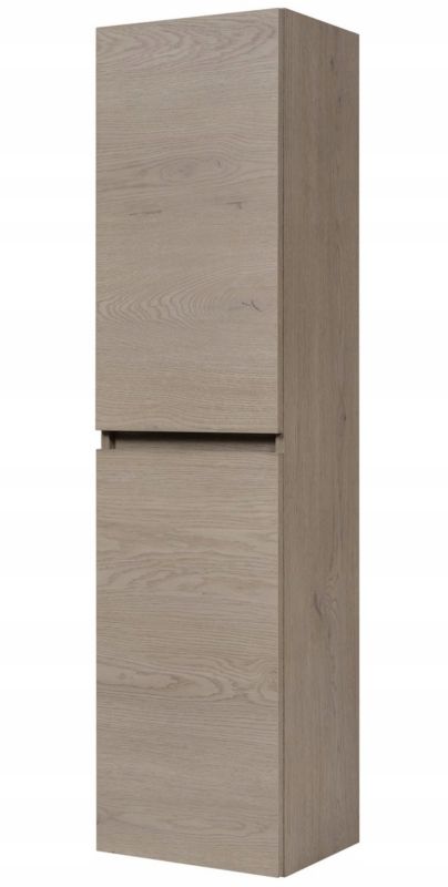 Szafka łazienkowa Furnidea 136 cm słupek wiszący 2 drzwi dąb ciemny Simple 1 szt.