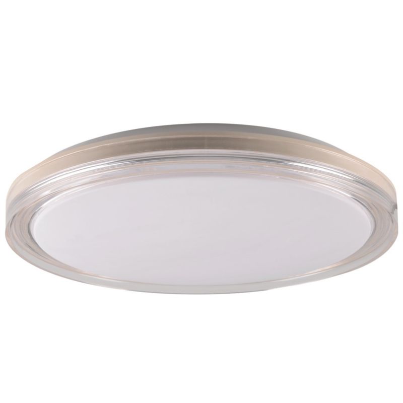 Plafon sufitowy Polux Cassandra biało-kremowy LED 72W 3000K-6000K 8000lm IP44 wym: 6,5 x 49 x 49 cm aluminium - 1 szt.