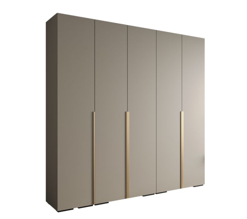 Szafa uchylna ubraniowa INOVA 1 (kaszmir/złoty) 2,5