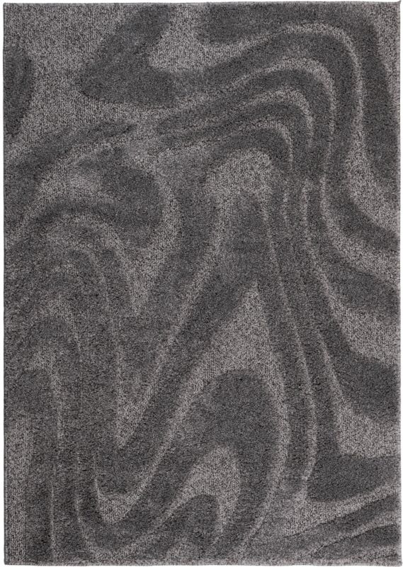 Dywan Multidecor Pisa 200 x 290 cm fala ciemna szara 1 szt.