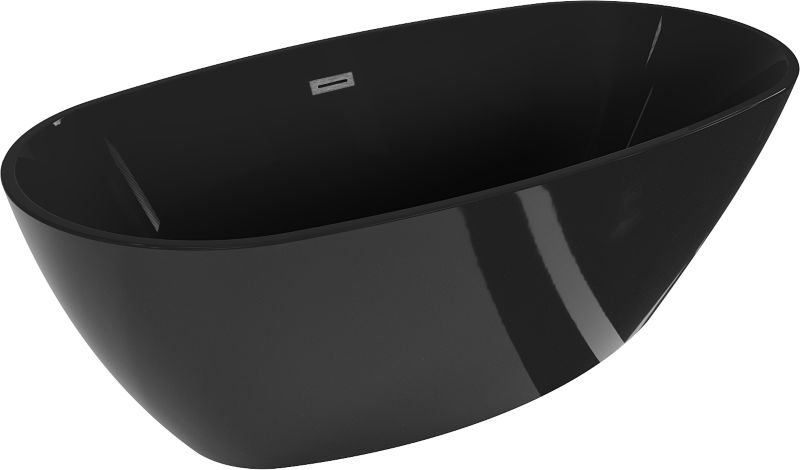 Wanna wolnostojąca Mexen Eris czarna 170x80 cm 53441708070-661 szt.
