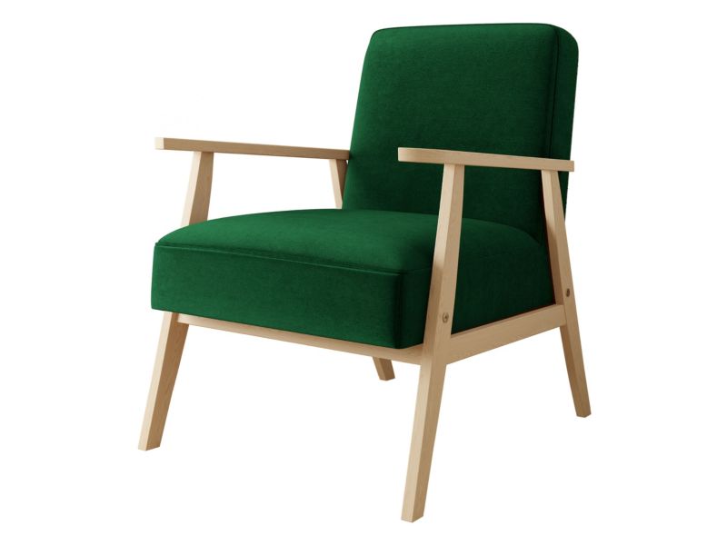 Fotel MIRJAN 24 Retro butelkowa zieleń 1 szt.