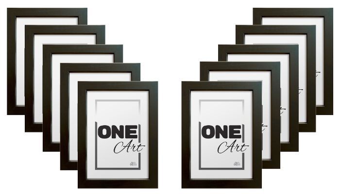 Zestaw ramek Hekla 20x30 czarny 10szt.