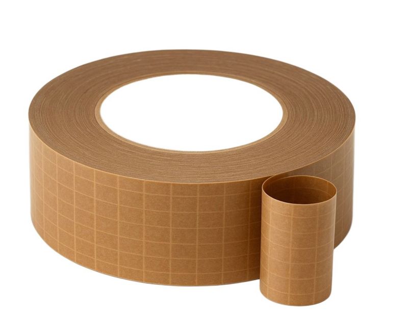 Taśma PAPIEROWA Neopak Solvent Brąz 50mm/50m wzmocniona krzyżowo Filament 1 szt.