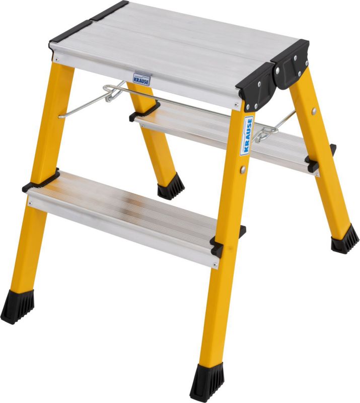 Schodki składane KRAUSE Rolly 2x2 żółte 1 szt.