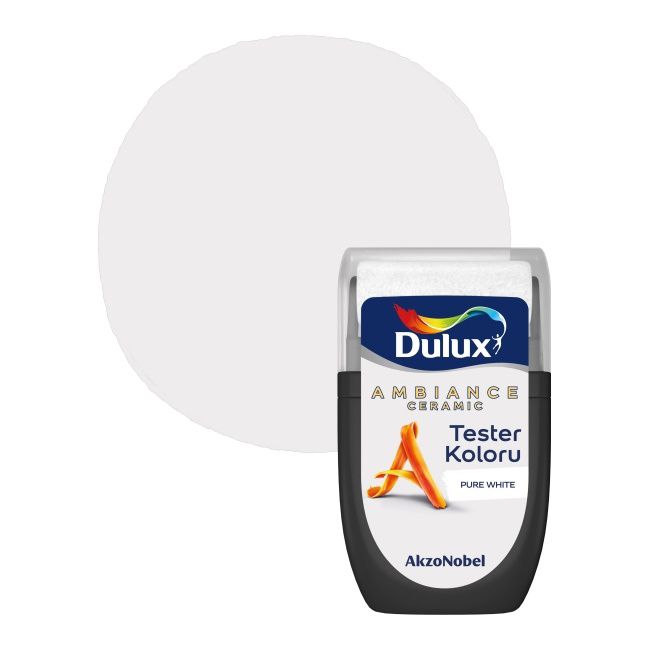 Tester farby Dulux Ambiance Ceramic pure white 0,03 l