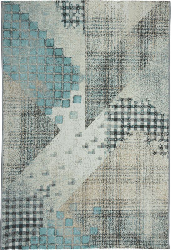 Dywan Multidecor Dara 160 x 220 cm patchwork turkus 1 szt.