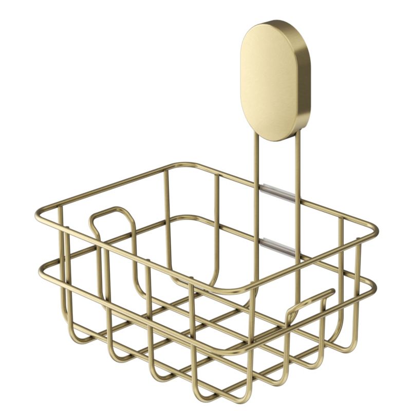 Koszyk prysznicowy mały GoodHome Cavally złoty