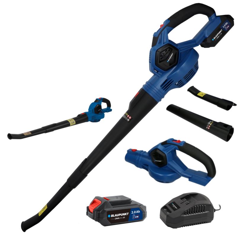 Zestaw Dmuchawa do liści Blaupunkt Akumulatorowa Akumulator 2.0 Ah Ładowarka CB2010 1szt.