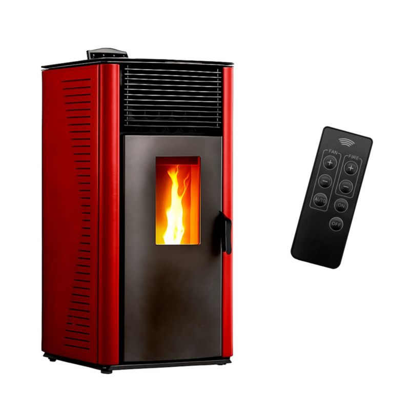 Piec na pelety Sannover Anita 15 kW Bordeaux 1 szt.