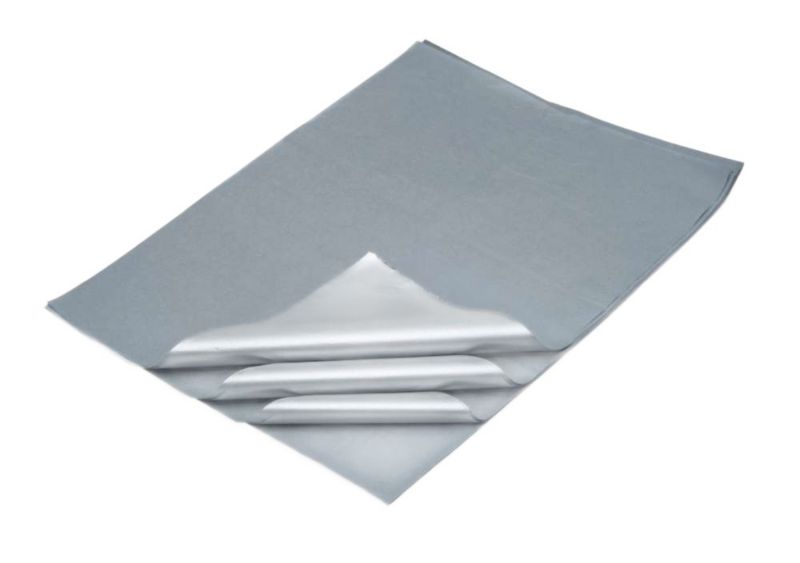 Bibuła Gładka Neopak Ozdobna 50x70 Srebrna Bibułka 500 szt.