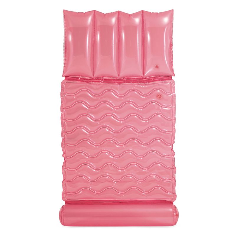 Dmuchany materac Intex plażowy hamak wodny 58725-02 różowy 1szt.