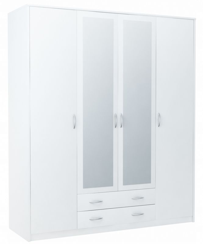Szafa Matkam 4D2S garderoba Rob biały 1 szt.