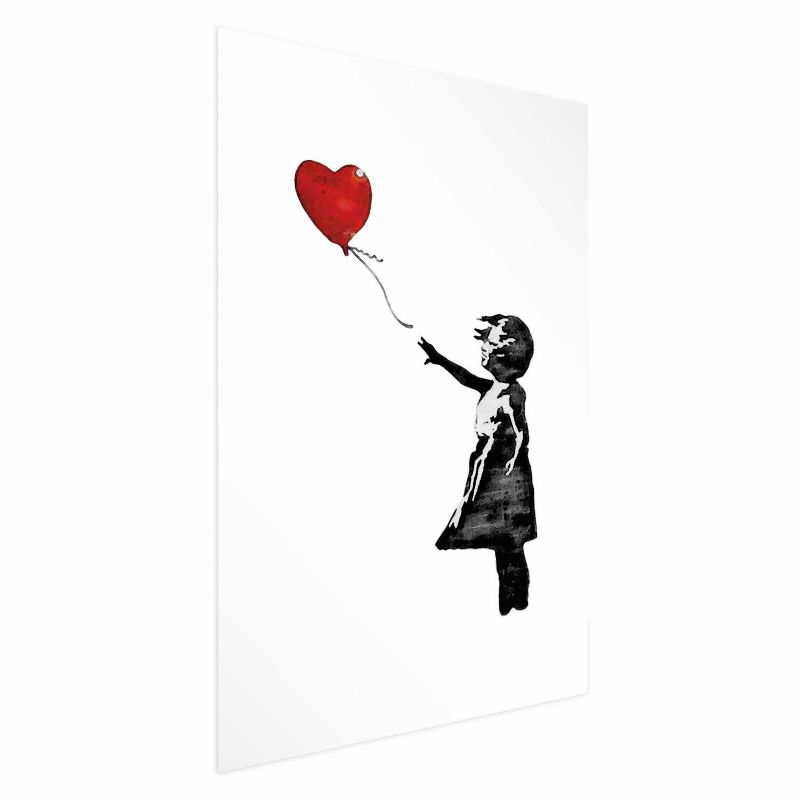 Plakat Artgeist Banksy: Dziewczynka 29,7x42 cm bez ramy 1 szt