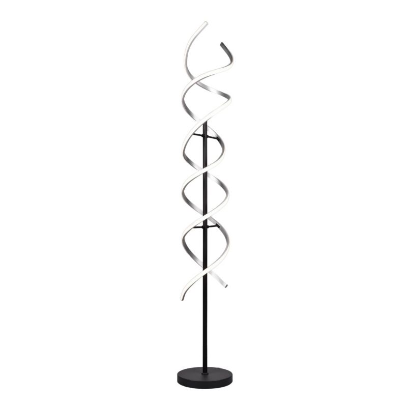 Lampa podłogowa stojąca Trio Sequence srebrno-czarna LED 32W 2300K - 4000K 4000lm wym: 150 x 23 x 23 cm - 1 szt.