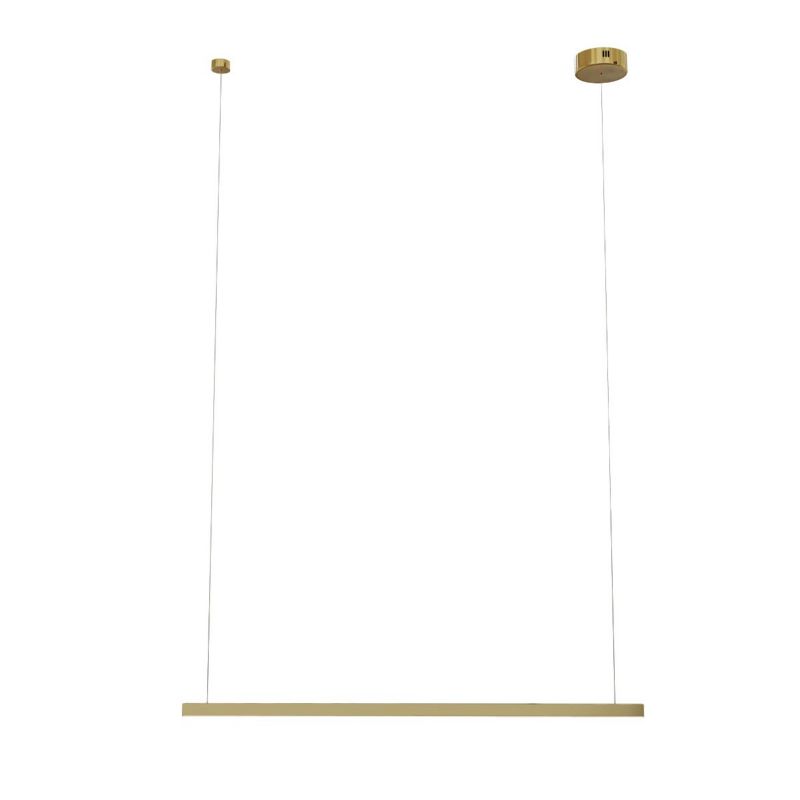 Lampa wisząca Maxlight Trio 2003 złoty szczotkowany nowoczesna wbudowany LED 12W 1 szt.