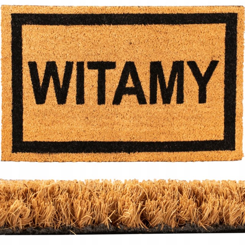 Wycieraczka kokos Deco4Home Witamy pod drzwi 40 x 60 cm 1 szt.