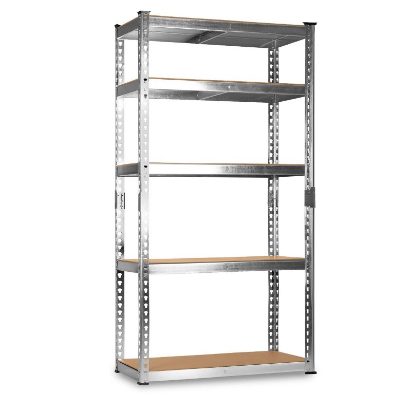 Regał metalowy magazynowy Humberg HR-853 srebrny 183 x 90 x 40 cm 4853 1szt.