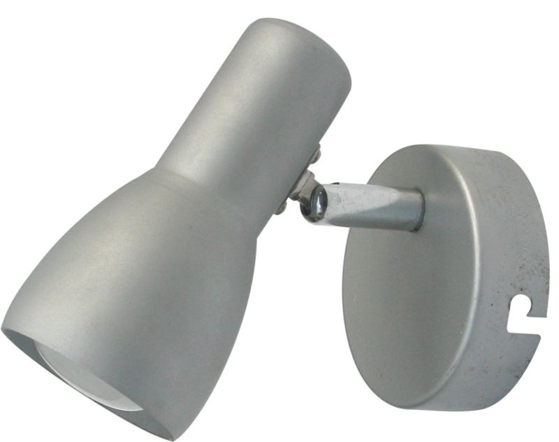 Kinkiet ścienny Candellux Picardo szaro-srebrny 1 x E14 x 40W IP20 wym: 12 x 8 x 15 cm - 1 szt.