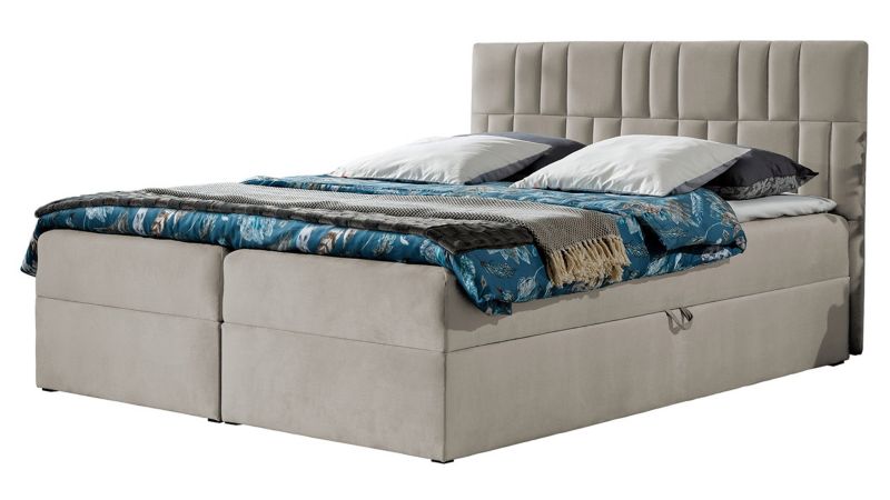 Łóżko kontynentalne MIRJAN 24 Top 3 180x200 jasny beż 1 szt.