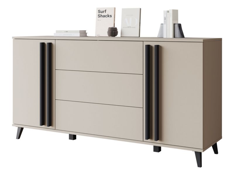 Komoda MIRJAN 24 Helsinki congo + czarny grafit 1 kpl.