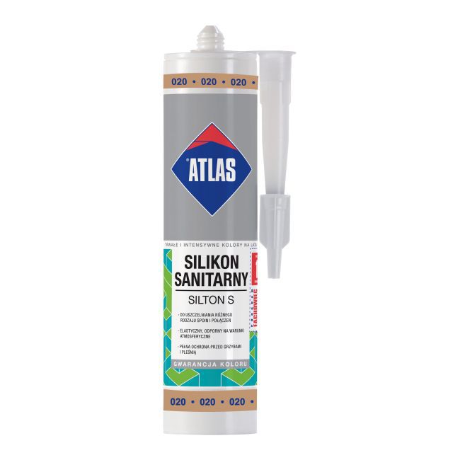 Silikon Atlas 020 beż 280 ml