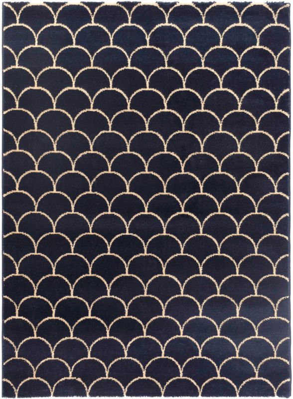 Dywan Yasmine 150 x 200 cm granatowy