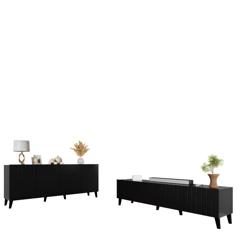 Zestaw mebli MIRJAN 24 Bari czarny 1 szt.