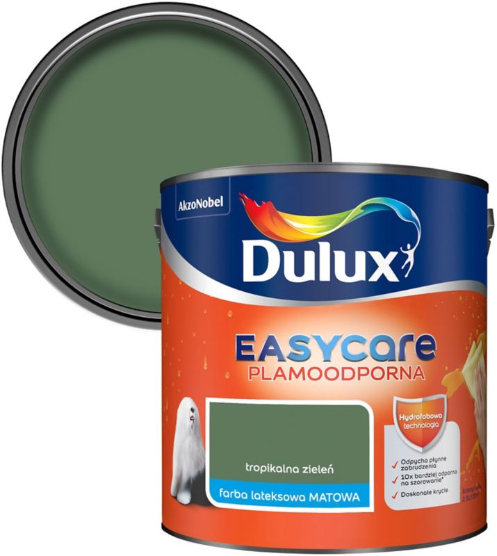 Farba Dulux EasyCare tropikalna zieleń 2,5 l