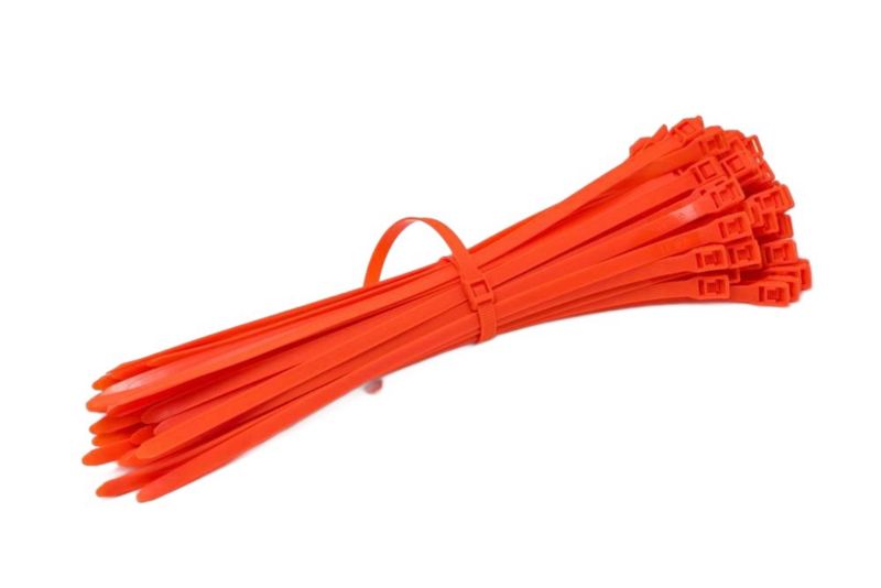 Opaski Zaciskowe Neopak niski profil 400/10 Pomarańczowe 100 szt.