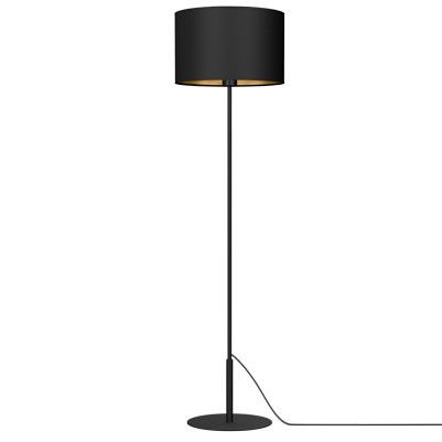 Lampa podłogowa stojąca Luminex Arden czarny mat-złota 1 x E27 x 15W wym: 150 x 40 x 40 cm - 1 szt.