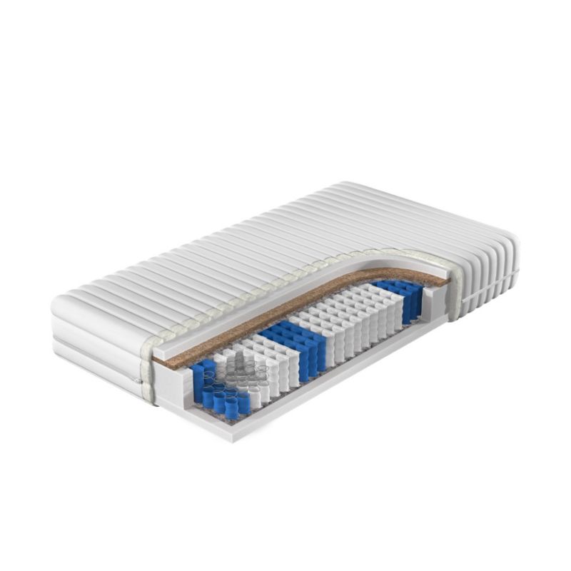 Dwustronny materac sprężynowy Strong 18 cm 160x200 zrolowany 1 szt.