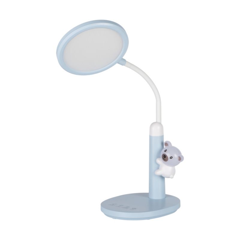 Lampka biurkowa LED LightLogic LL TFARI LED BL 66486 reg. temp. barwowej 3000/4000/6500 K dla dzieci nocna niebieska miś 1 szt.