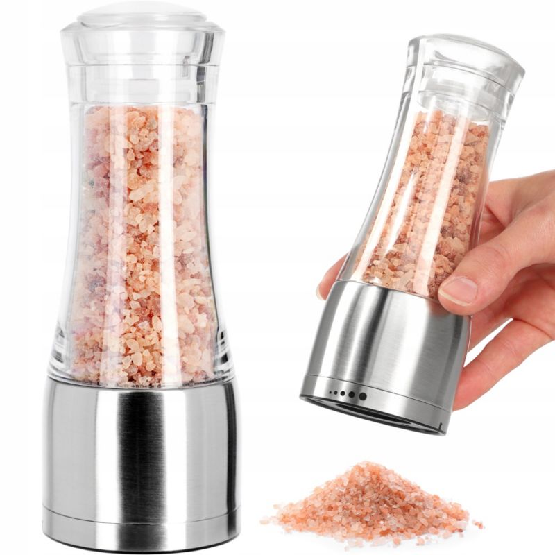 Młynek KADAX Do Pieprzu i Soli Ręczny Przypraw Ziół Kuchenny Duży Regulacja 1szt.