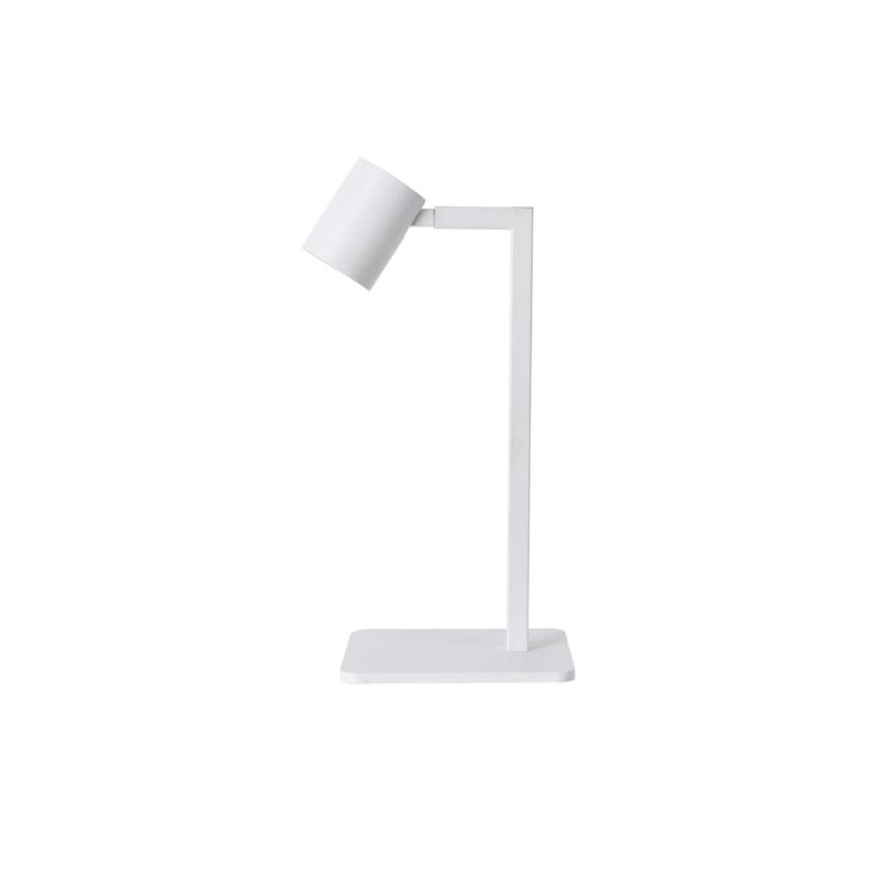 Lampka biurkowa Light Prestige Snow biała 1 x GU10 x 50W IP20 wym: 34.8 x 14 x 17 cm metal - 1 szt.