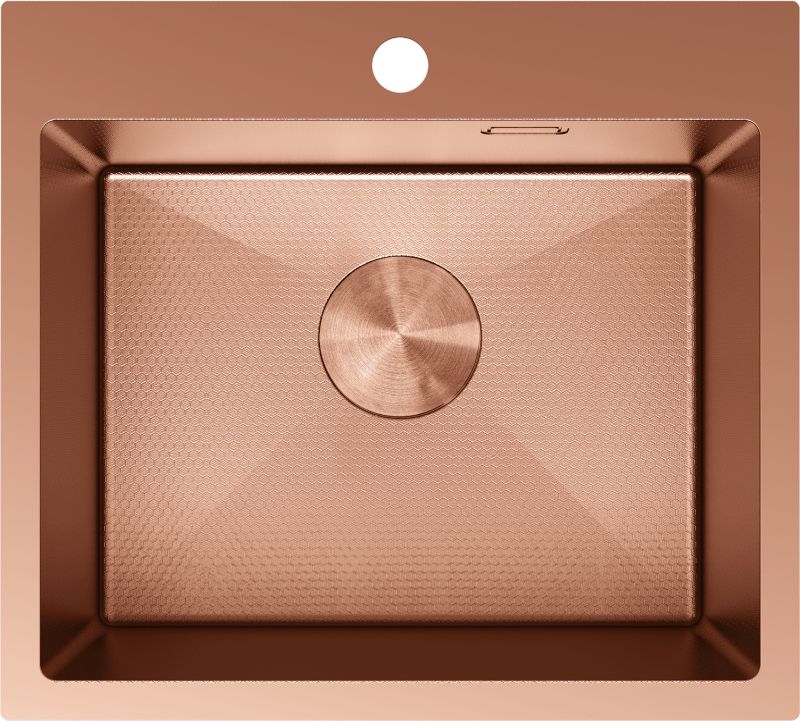 Zlewozmywak wpuszczany Mexen Solix miedź 500 x 450 mm 1-komorowy 1 szt.