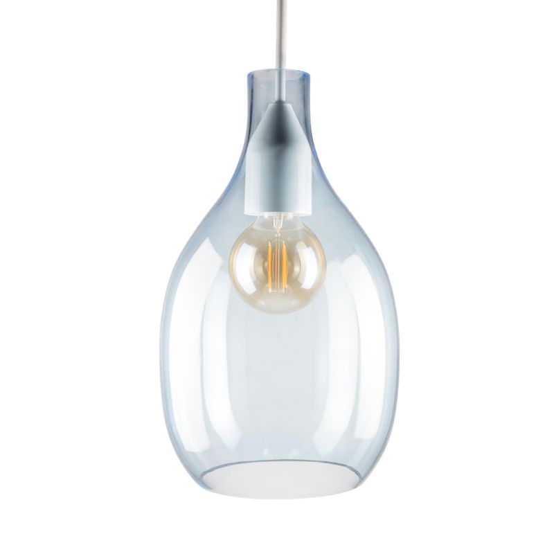 Lampa wisząca Moon Blue A Volteno Niebieska 1 szt