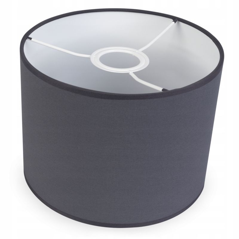 Abażur do lampy wiszącej stołowej Light Home LH okrągły E27 ciemnoszary 20cm 1szt.