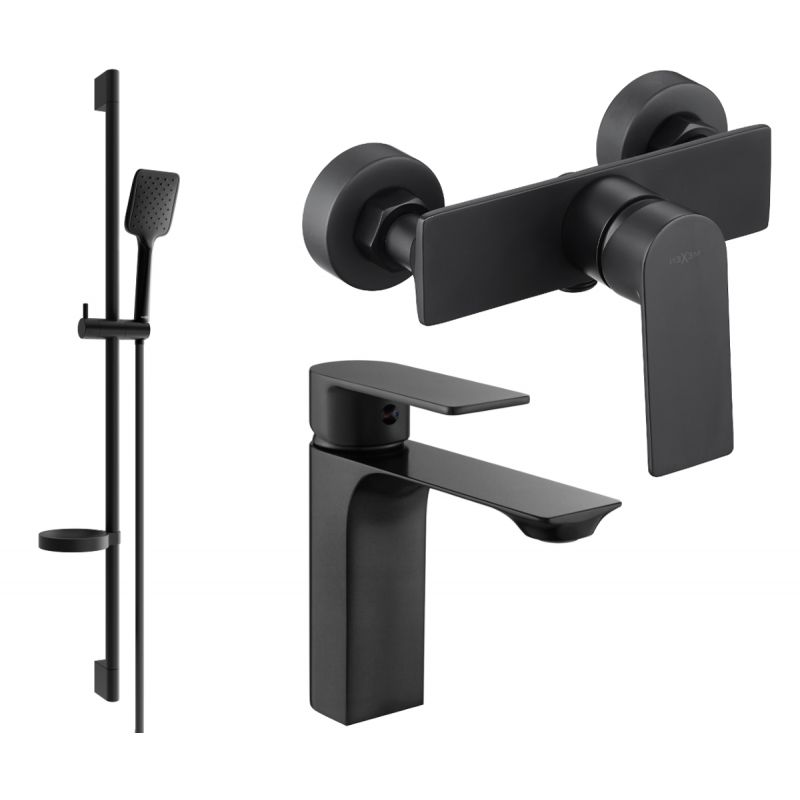Zestaw prysznicowy Mexen Alexa czarny 71204DS62-70 1 szt.