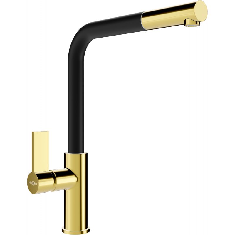 Bateria kuchenna Mexen Flora czarno-złota 1 szt.