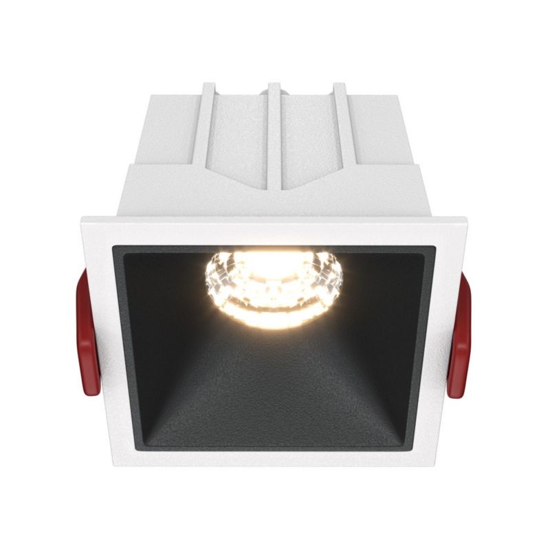 Plafon sufitowy nowoczesny podtynkowy Maytoni Alfa Led biały LED 10W 3000K 450lm IP20 wym: 5,2 x 6,5 x 6,5 cm aluminium - 1 szt.