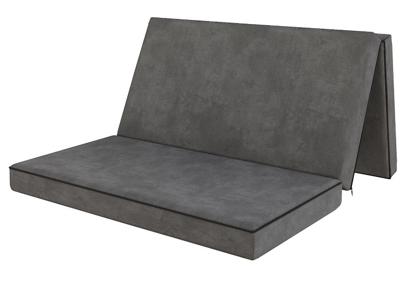 Materac rozkładany turystyczny CASO GRAFITOWY 120x200x10 pianka poliuretanowa T25 1 szt.